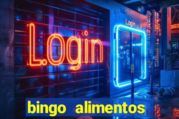 bingo alimentos para imprimir